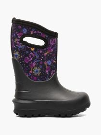 BOGS Kid's Neo-Classic Neon Unicorn - Black Multi