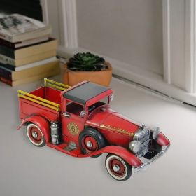 Panam No.6 Red Fire Truck - Metal