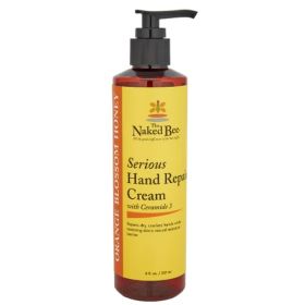 The Naked Bee Serious Hand Repair Cream w/ Ceramide 3 Orange Blossom Honey 8 fl. oz.